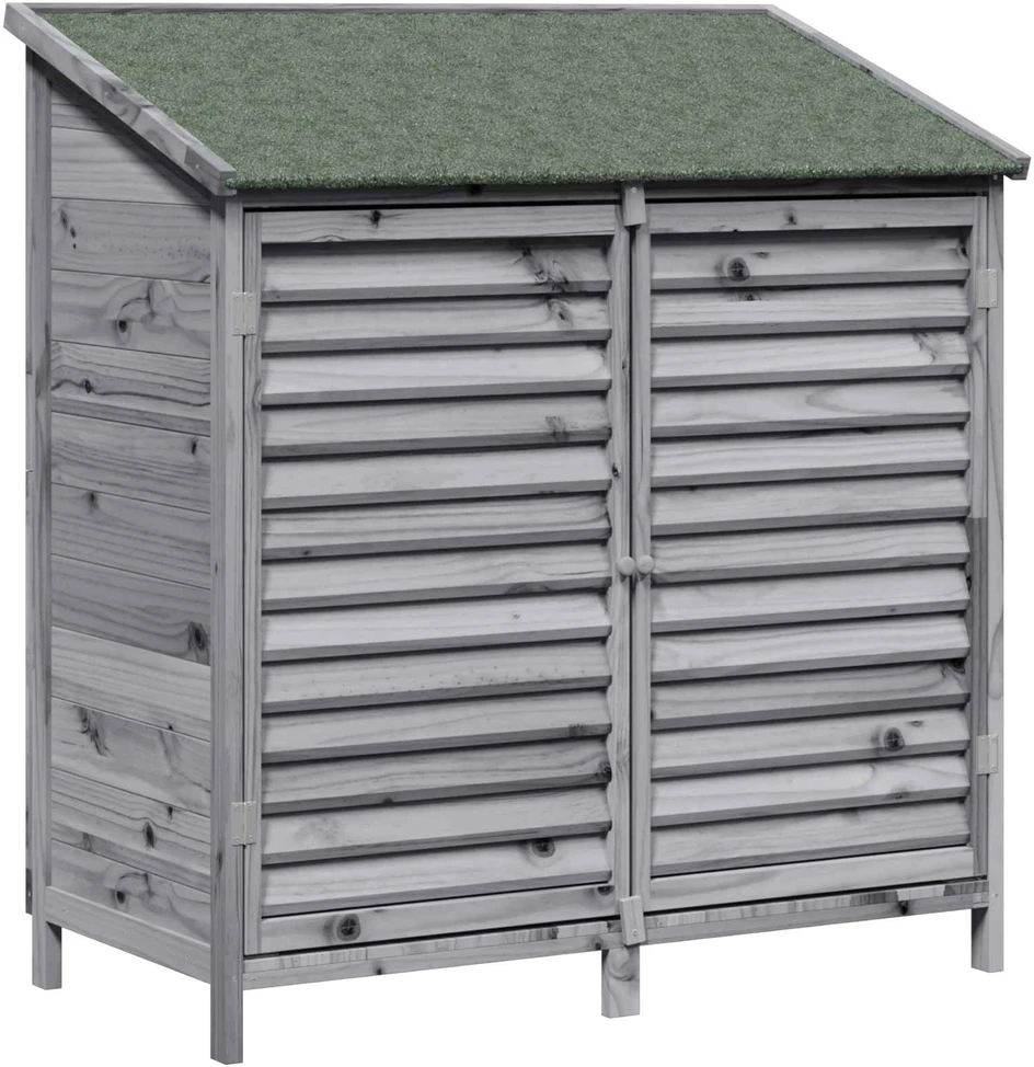 Sodo Sandėlys Pilka 106 x 56 x 113,5 cm Kietasis pušinis medis