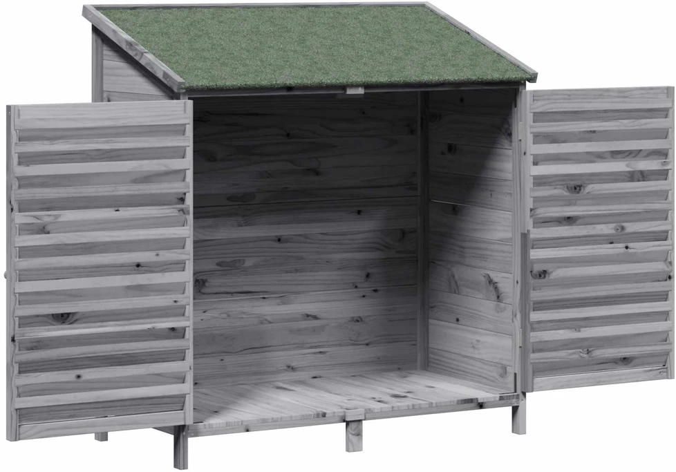Sodo Sandėlys Pilka 106 x 56 x 113,5 cm Kietasis pušinis medis