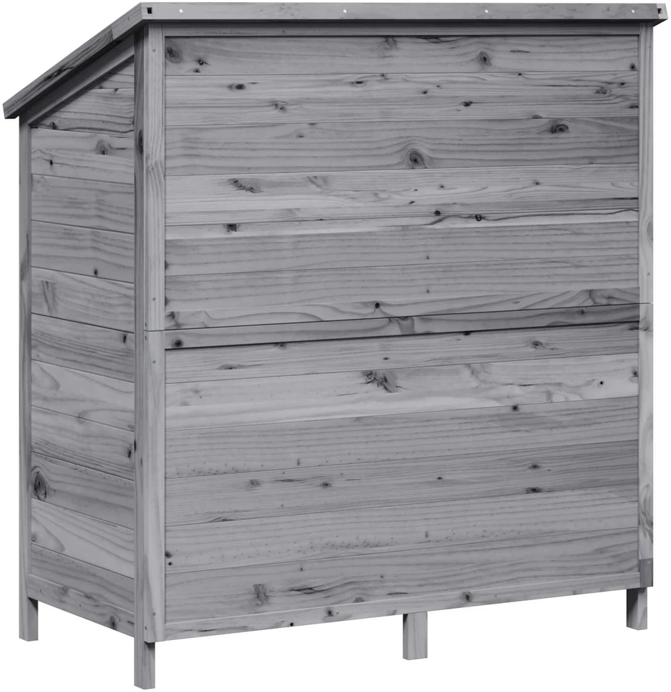 Sodo Sandėlys Pilka 106 x 56 x 113,5 cm Kietasis pušinis medis