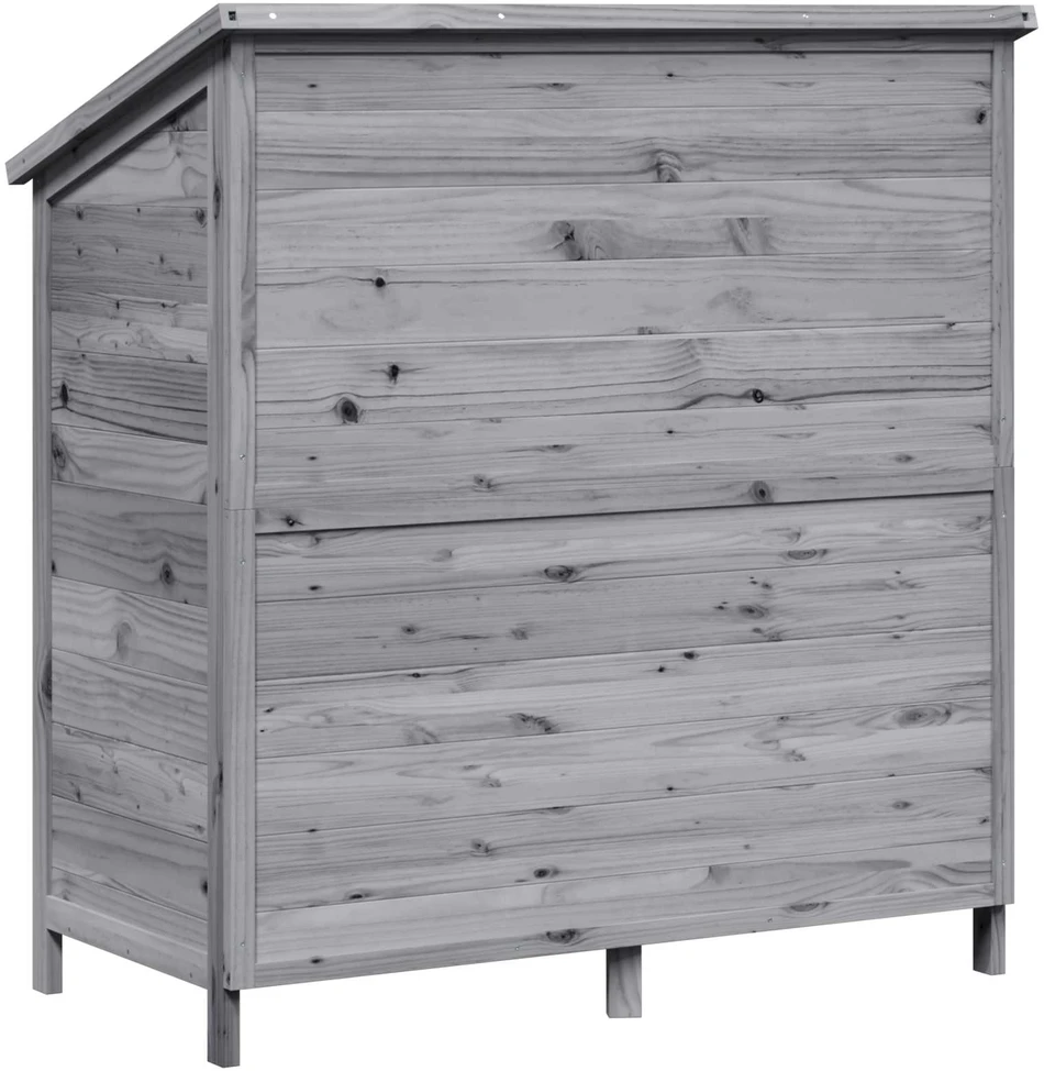 Sodo Sandėlys Pilka 106 x 56 x 113,5 cm Kietasis pušinis medis