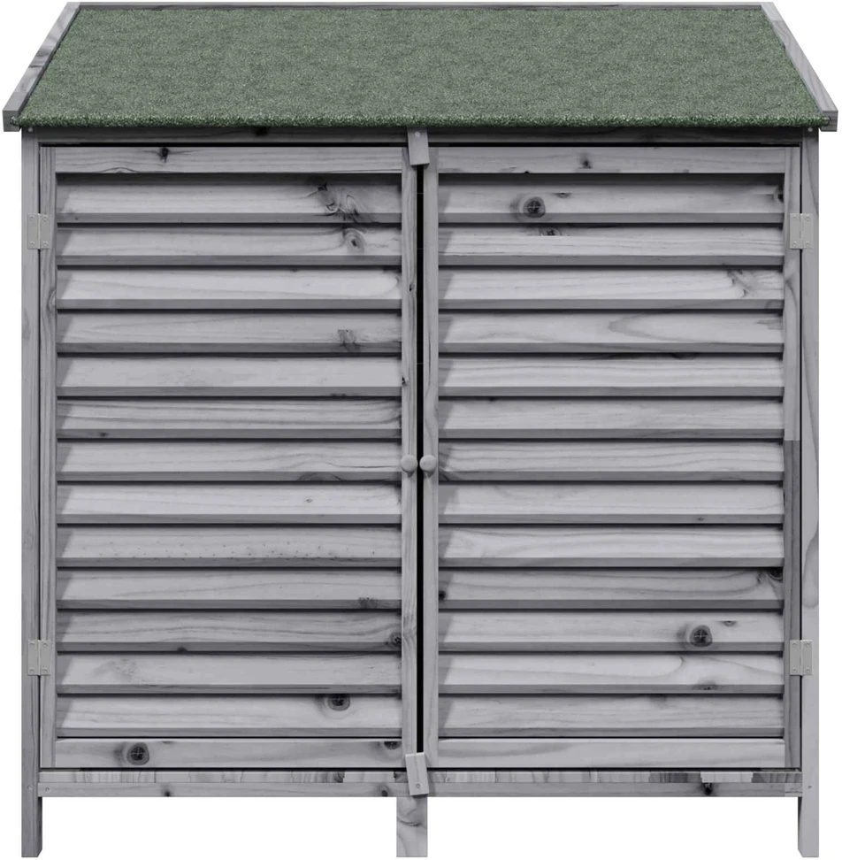 Sodo Sandėlys Pilka 106 x 56 x 113,5 cm Kietasis pušinis medis
