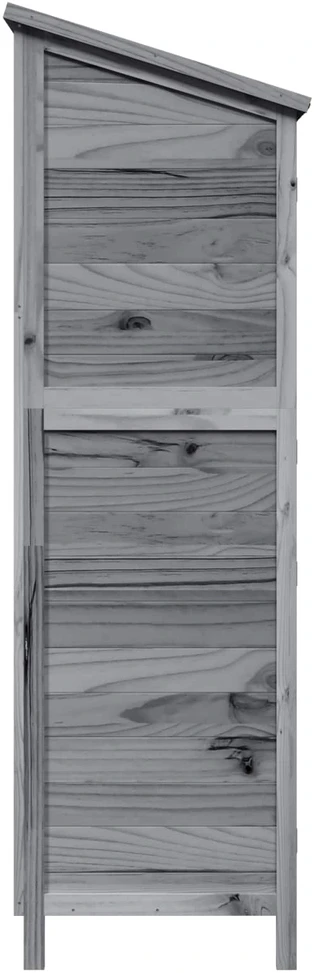 Sodo Sandėlys Pilka 106 x 56 x 176,5 cm Kietasis pušinis medis