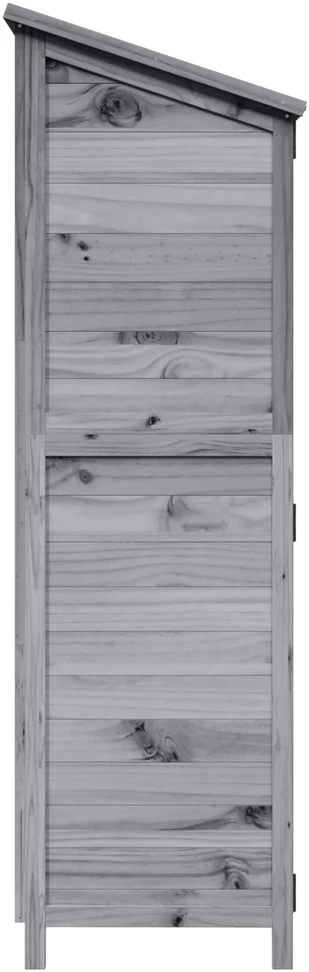 Sodo Sandėlys Pilka 106 x 56 x 176,5 cm Kietasis pušinis medis