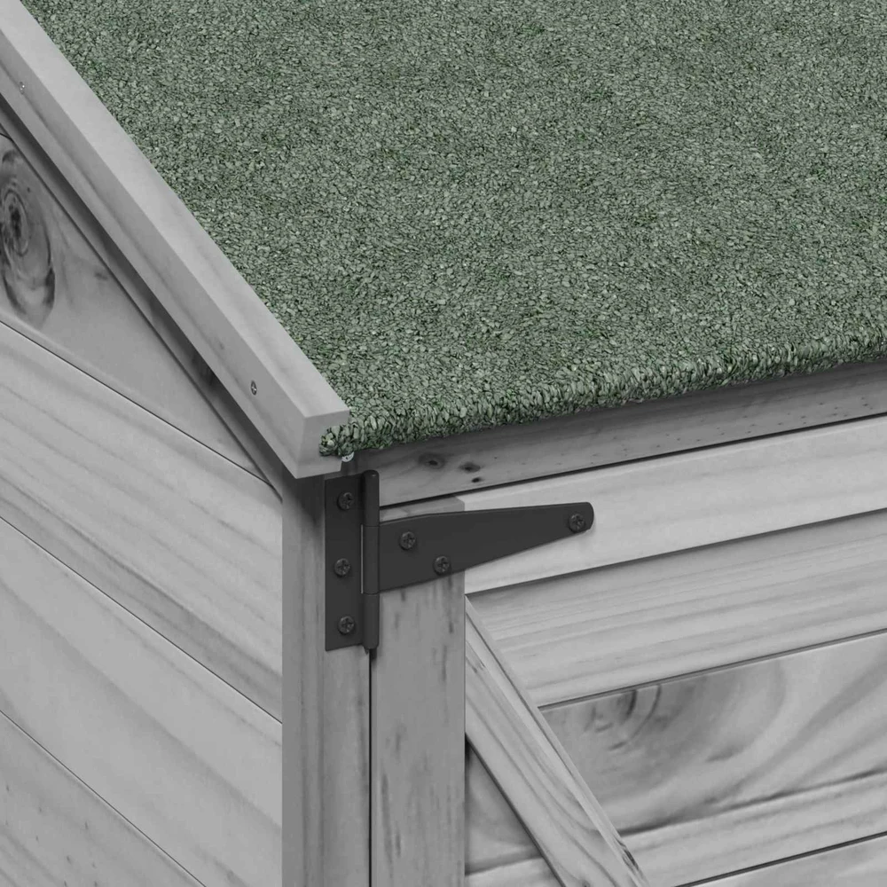 Sodo Sandėlys Pilka 106 x 56 x 176,5 cm Kietasis pušinis medis
