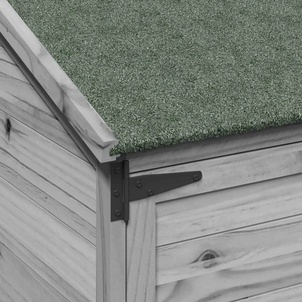 Sodo Sandėlys Pilka 106,5 x 56 x 176 cm Kietasis pušinis medis