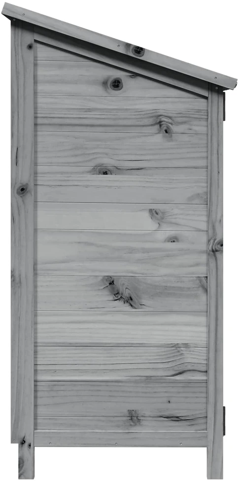 Sodo Sandėlys Pilka 59 x 56 x 113,5 cm Kietasis pušinis medis