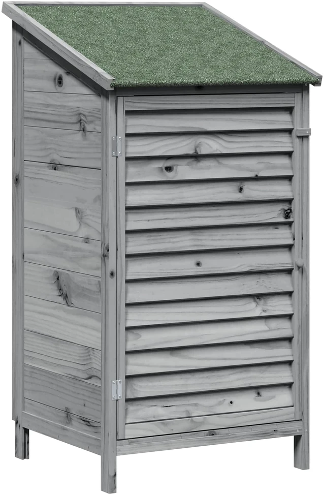 Sodo Sandėlys Pilka 59 x 56 x 113,5 cm Kietasis pušinis medis