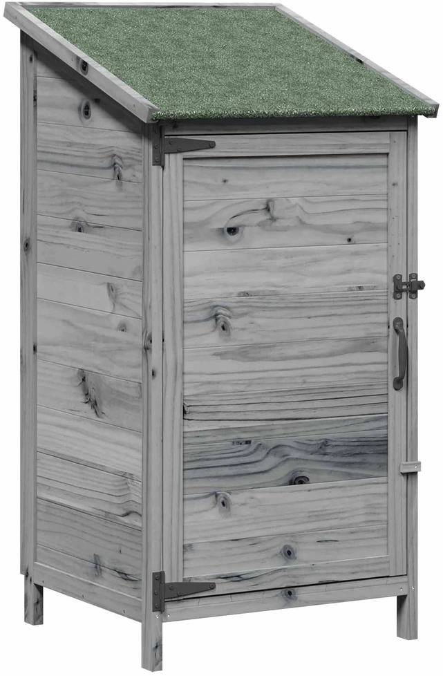 Sodo Sandėlys Pilka 59 x 56 x 113,5 cm Kietasis pušinis medis