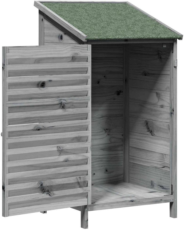 Sodo Sandėlys Pilka 59 x 56 x 113,5 cm Kietasis pušinis medis