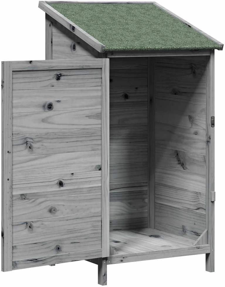 Sodo Sandėlys Pilka 59 x 56 x 113,5 cm Kietasis pušinis medis