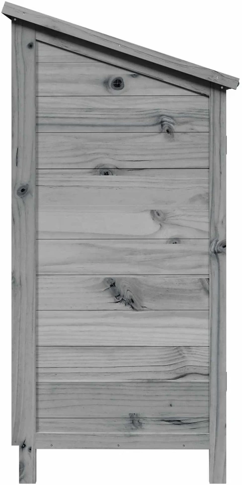 Sodo Sandėlys Pilka 59 x 56 x 113,5 cm Kietasis pušinis medis