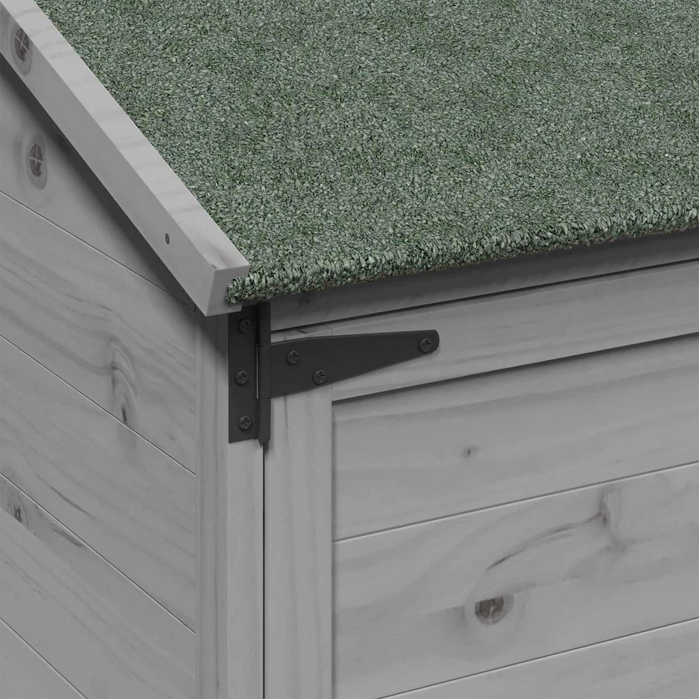 Sodo Sandėlys Pilka 59 x 56 x 113,5 cm Kietasis pušinis medis