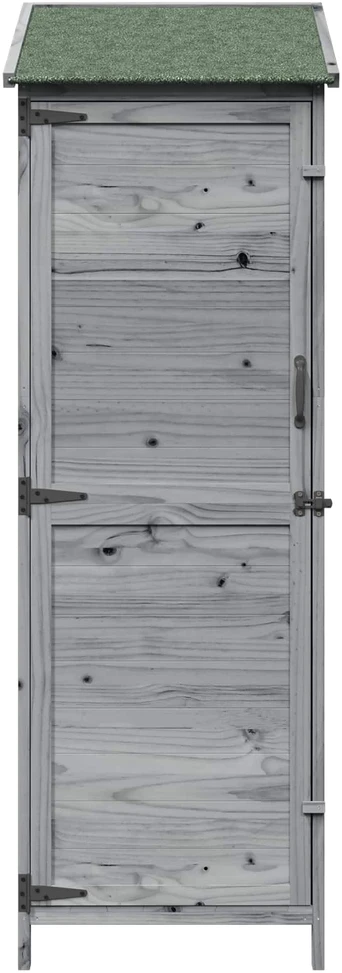 Sodo Sandėlys Pilka 59,5 x 56 x 176,5 cm Kietasis pušinis medis