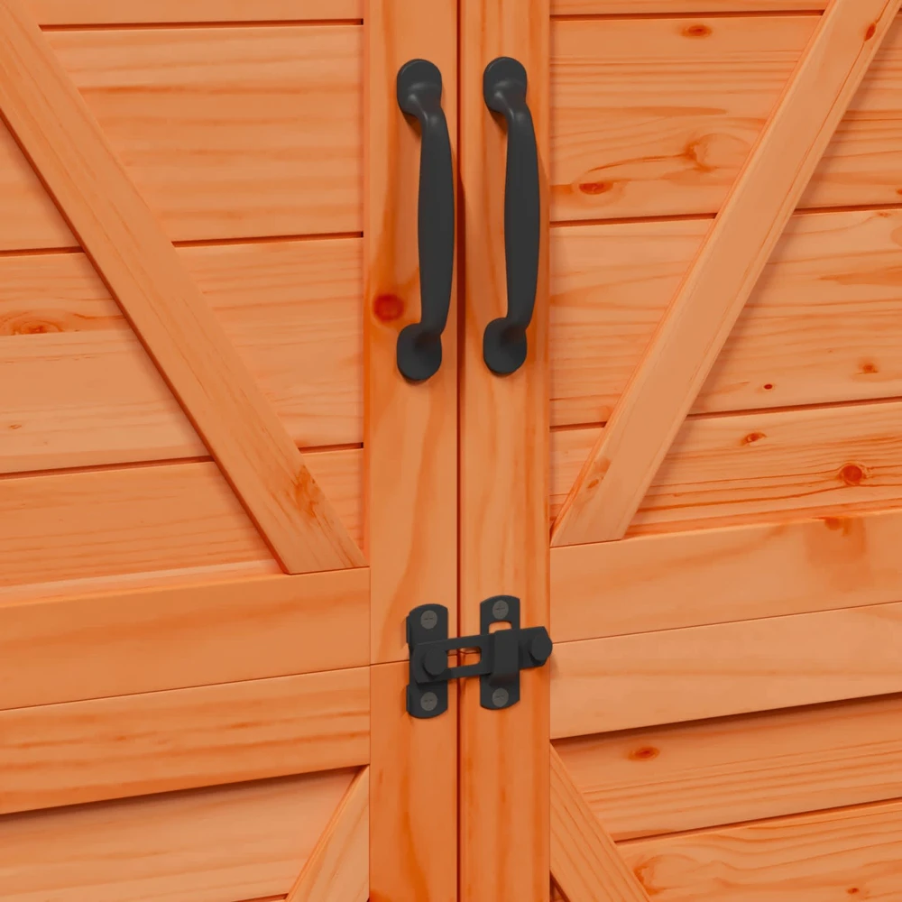 Sodo Sandėlys Ruda 106 x 56 x 176,5 cm Kietasis pušinis medis