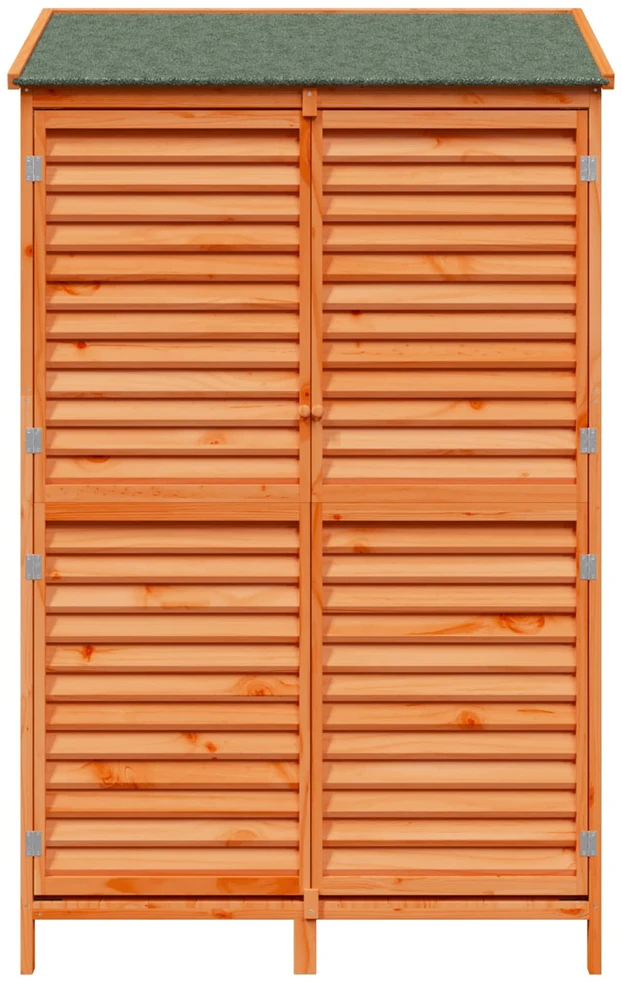 Sodo Sandėlys Ruda 106 x 56 x 176,5 cm Kietasis pušinis medis