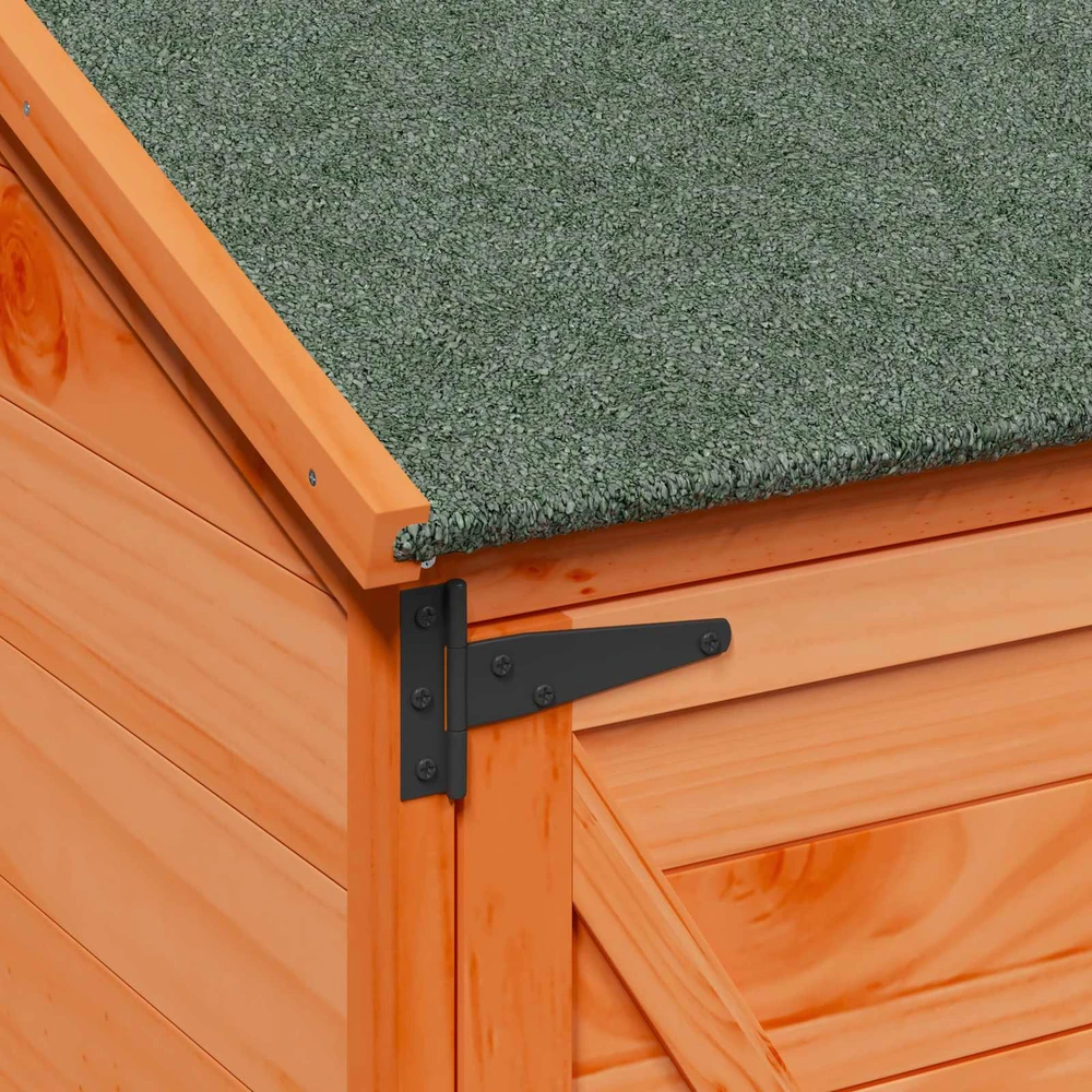 Sodo Sandėlys Ruda 106 x 56 x 176,5 cm Kietasis pušinis medis