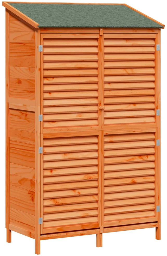 Sodo Sandėlys Ruda 106 x 56 x 176,5 cm Kietasis pušinis medis