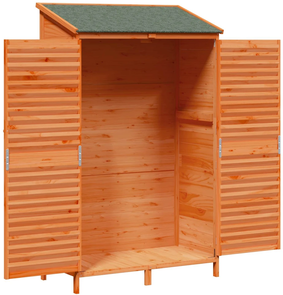 Sodo Sandėlys Ruda 106 x 56 x 176,5 cm Kietasis pušinis medis