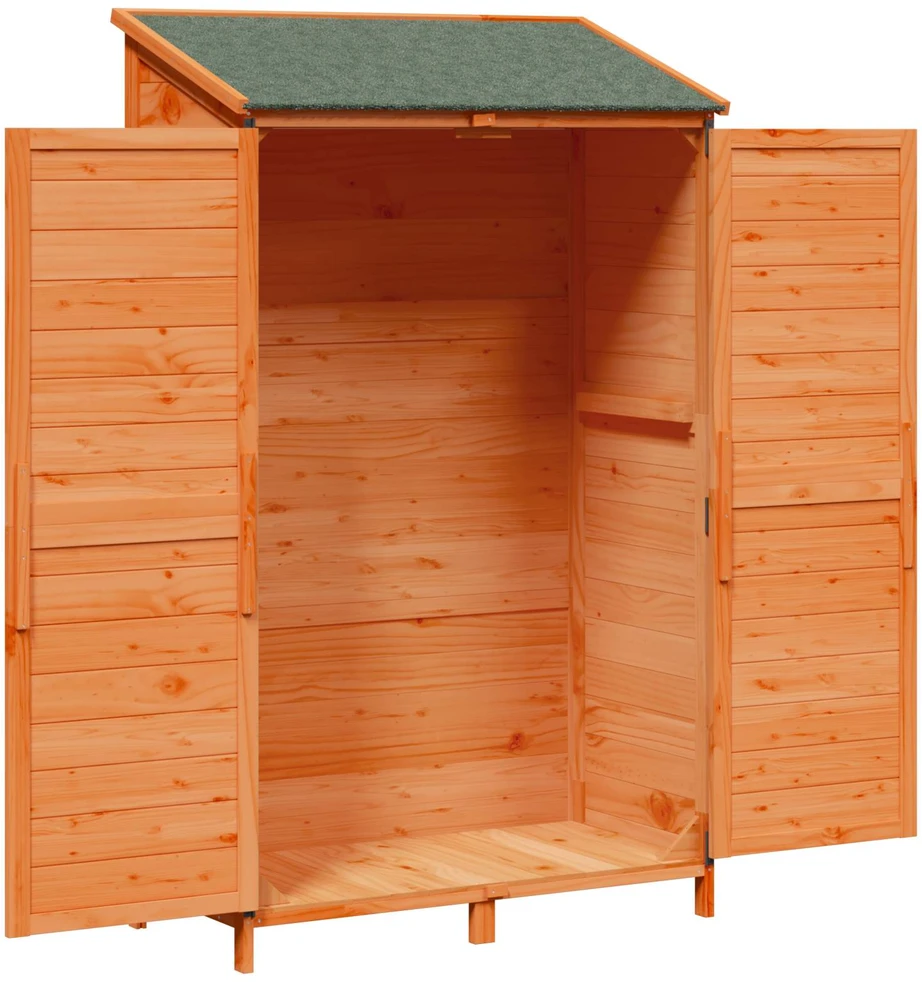 Sodo Sandėlys Ruda 106 x 56 x 176,5 cm Kietasis pušinis medis
