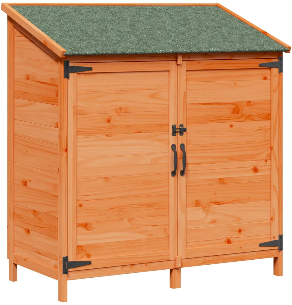 Sodo Sandėlys Ruda 106,5 x 56 x 113,5 cm Kietasis pušinis medis