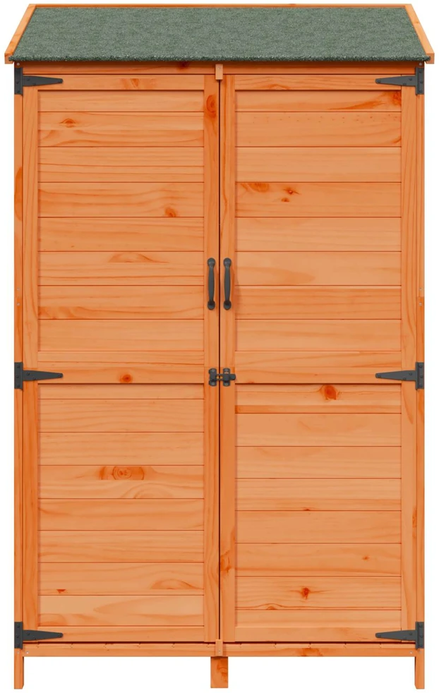 Sodo Sandėlys Ruda 106,5 x 56 x 176 cm Kietasis pušinis medis