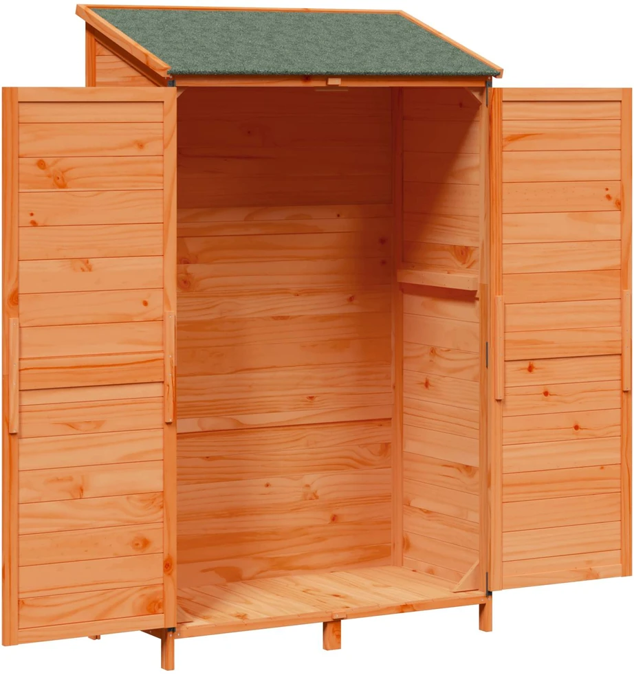 Sodo Sandėlys Ruda 106,5 x 56 x 176 cm Kietasis pušinis medis
