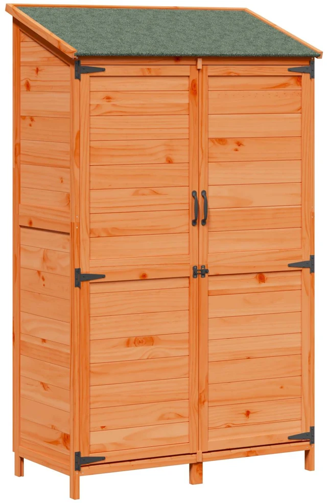 Sodo Sandėlys Ruda 106,5 x 56 x 176 cm Kietasis pušinis medis