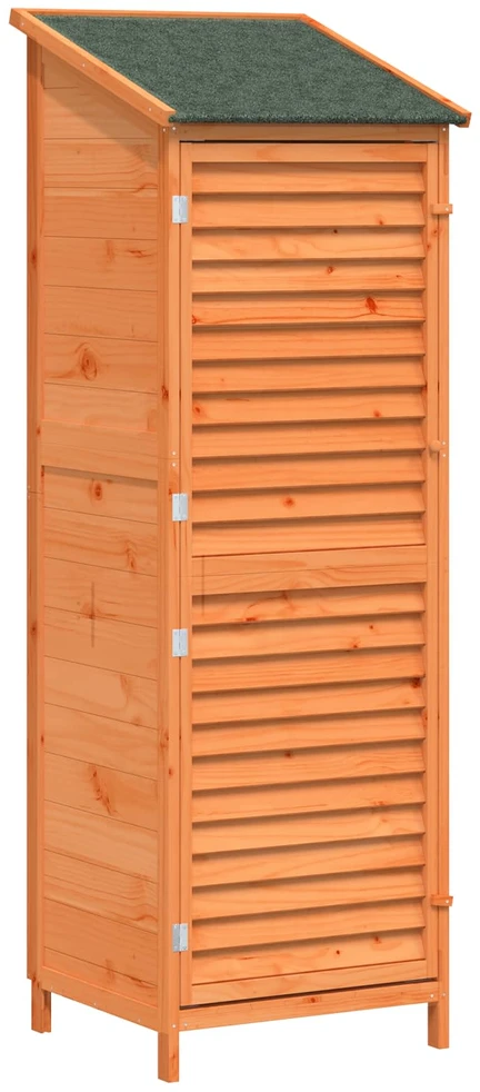 Sodo Sandėlys Ruda 59 x 56 x 176 cm Kietasis pušinis medis