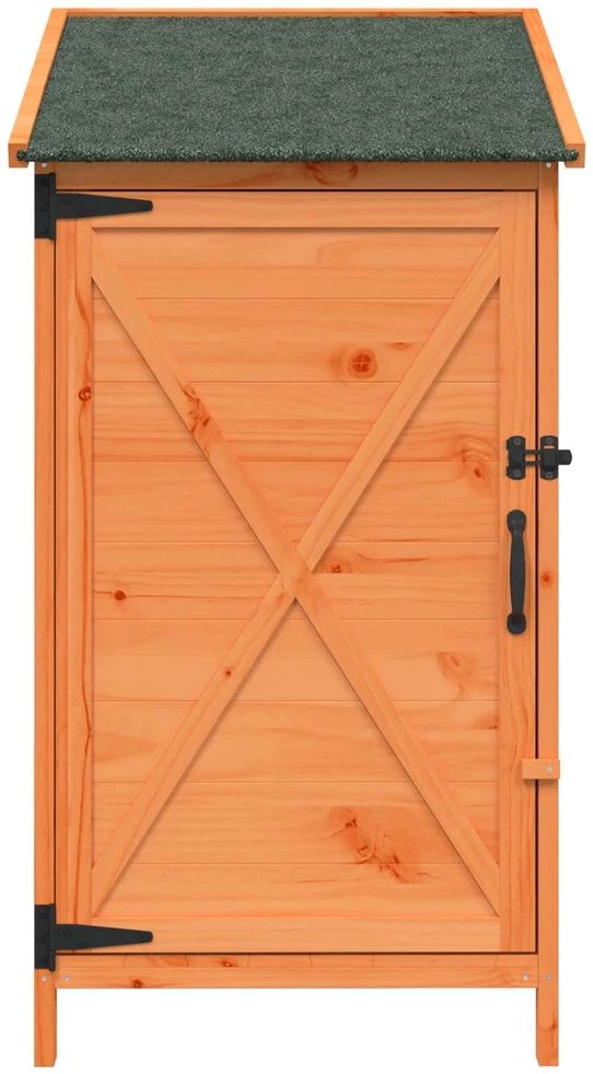 Sodo Sandėlys Ruda 59,5 x 56 x 113,5 cm Kietasis pušinis medis