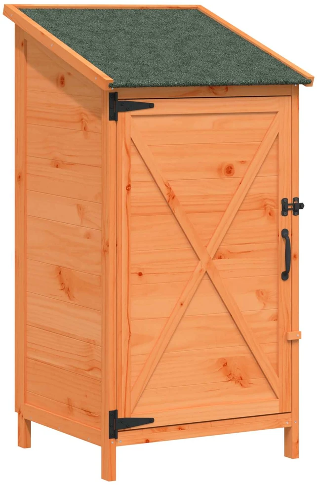 Sodo Sandėlys Ruda 59,5 x 56 x 113,5 cm Kietasis pušinis medis