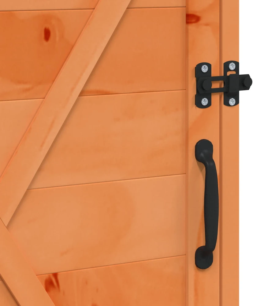 Sodo Sandėlys Ruda 59,5 x 56 x 113,5 cm Kietasis pušinis medis