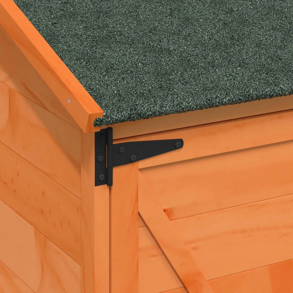 Sodo Sandėlys Ruda 59,5 x 56 x 113,5 cm Kietasis pušinis medis