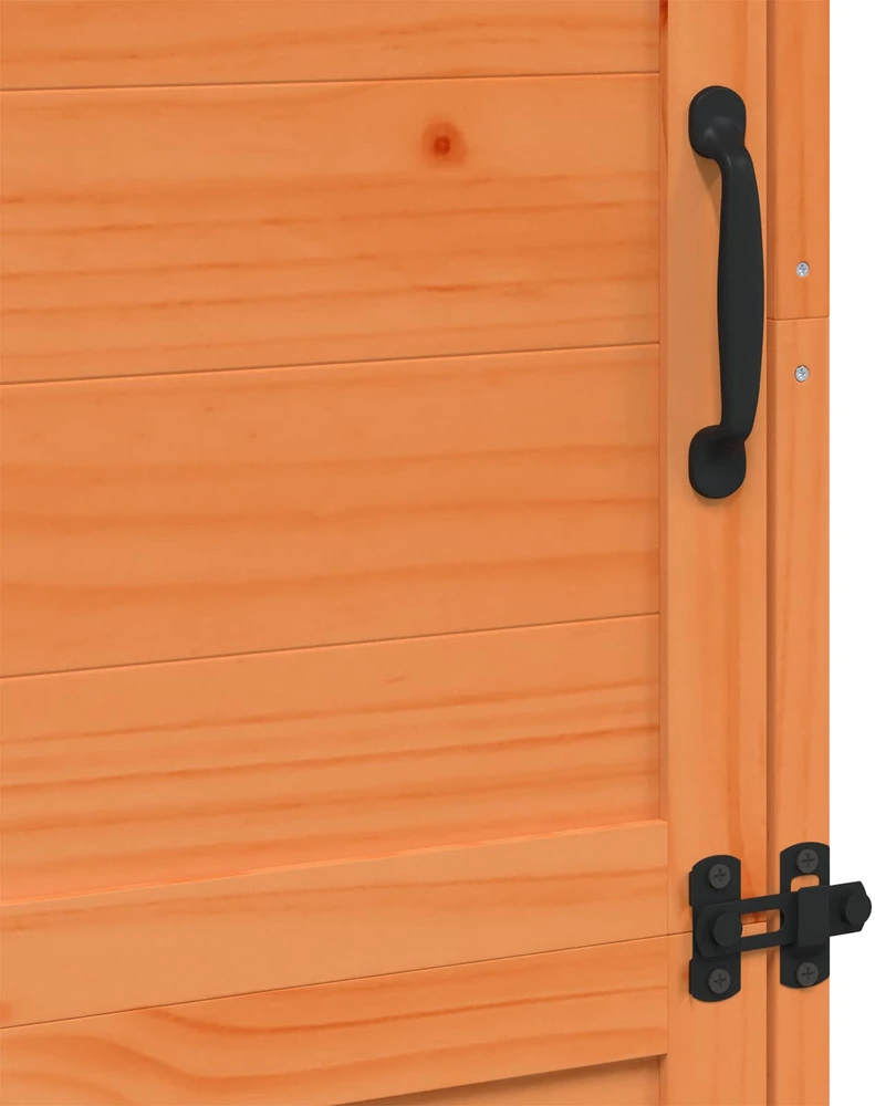 Sodo Sandėlys Ruda 59,5 x 56 x 176,5 cm Kietasis pušinis medis