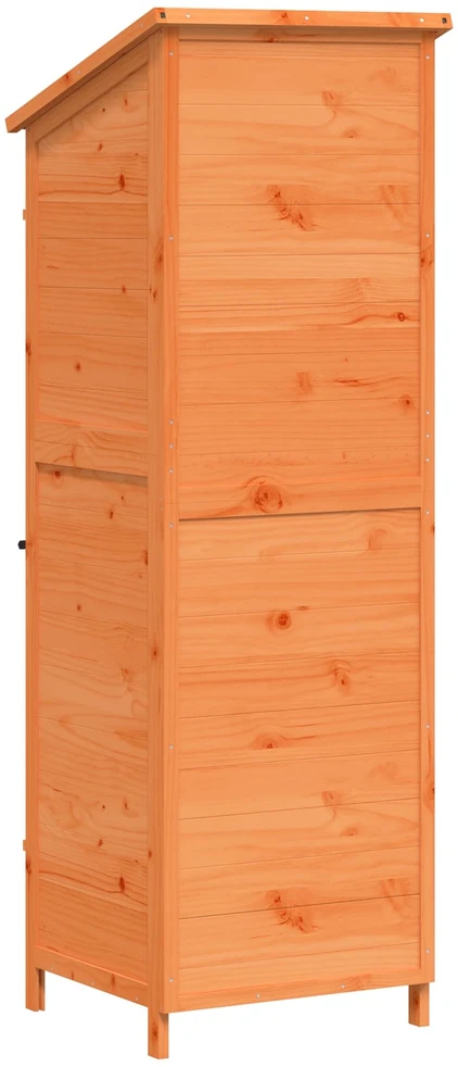 Sodo Sandėlys Ruda 59,5 x 56 x 176,5 cm Kietasis pušinis medis