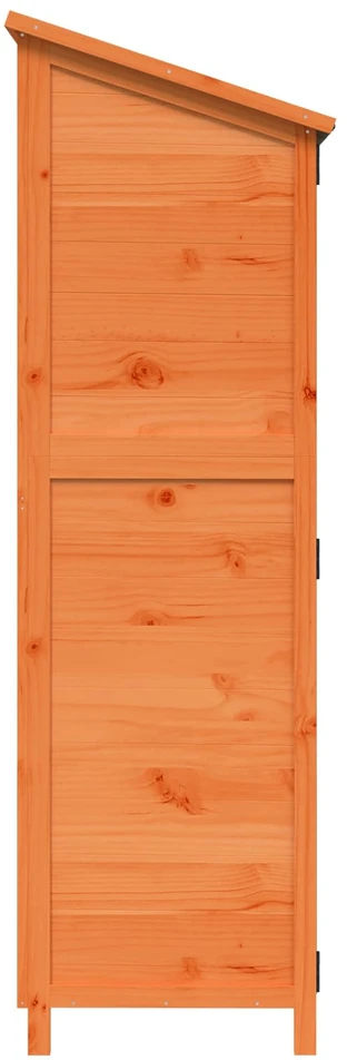 Sodo Sandėlys Ruda 59,5 x 56 x 176,5 cm Kietasis pušinis medis
