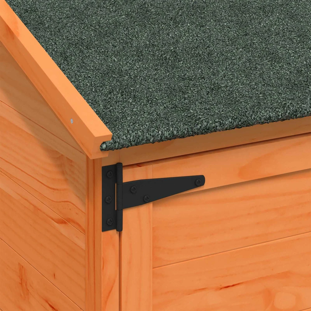 Sodo Sandėlys Ruda 59,5 x 56 x 176,5 cm Kietasis pušinis medis
