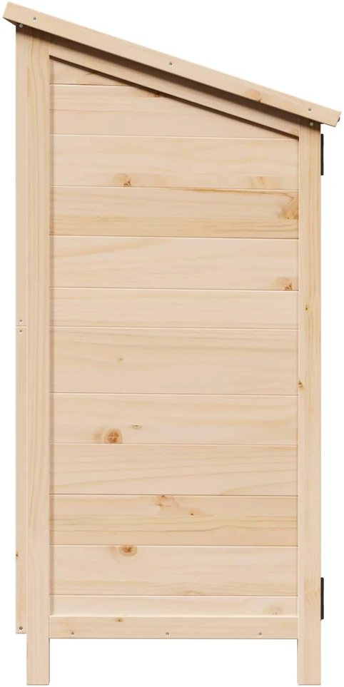 Sodo Sandėlys su stogu Natūrali 106,5 x 56 x 113,5 cm