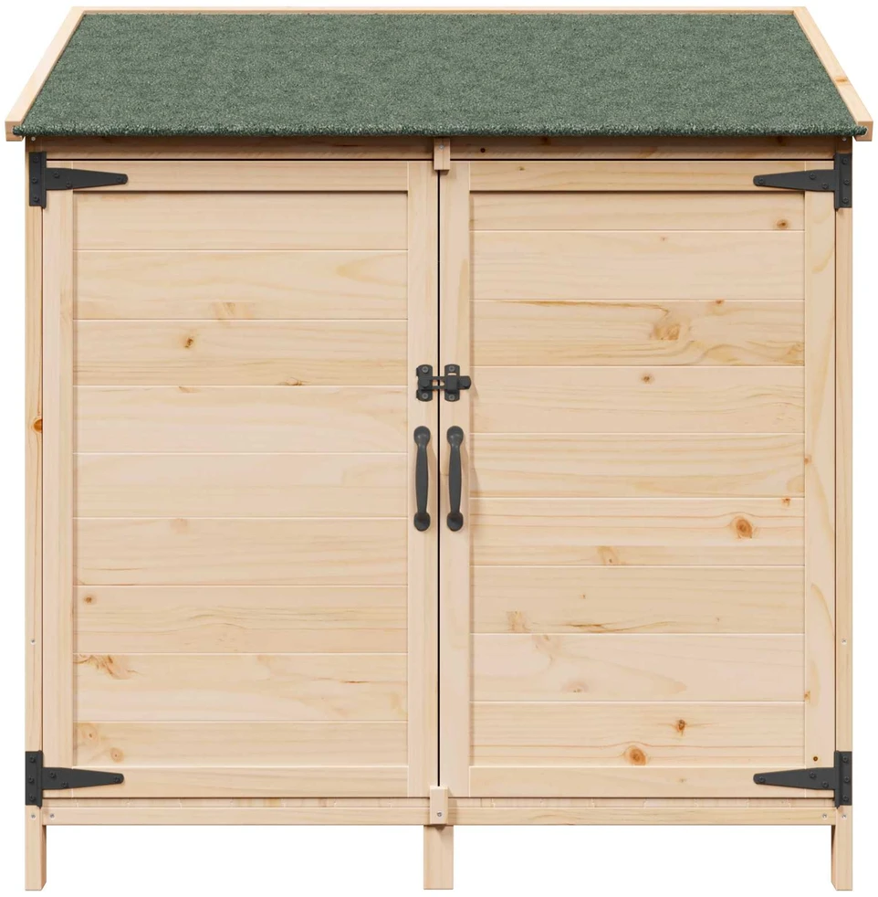 Sodo Sandėlys su stogu Natūrali 106,5 x 56 x 113,5 cm