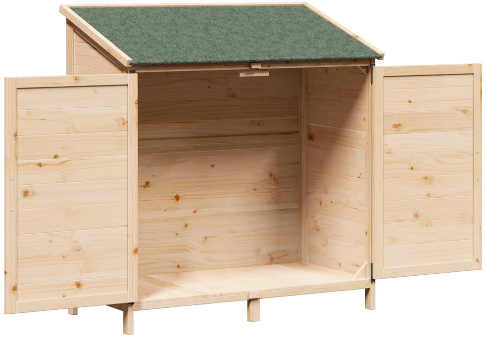 Sodo Sandėlys su stogu Natūrali 106,5 x 56 x 113,5 cm