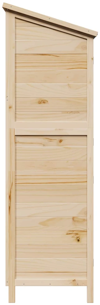 Sodo Sandėlys su stogu su saugykla Natūrali 106 x 56 x 176,5 cm