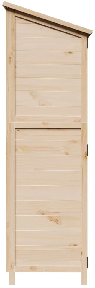 Sodo Sandėlys su stogu su užraktu Natūrali 59,5 x 56 x 176,5 cm