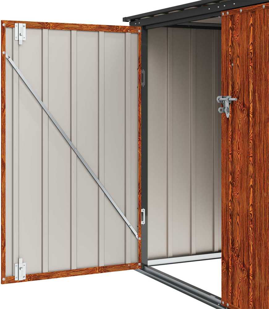 Sodo saugojimo dėžė Ruda 151,5 x 82 x 110,5 cm Plienas