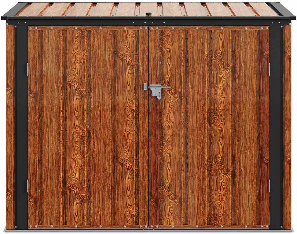 Sodo saugojimo dėžė Ruda 151,5 x 82 x 110,5 cm Plienas