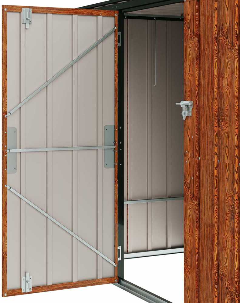Sodo saugojimo dėžė Ruda 214 x 82 x 132 cm Plienas