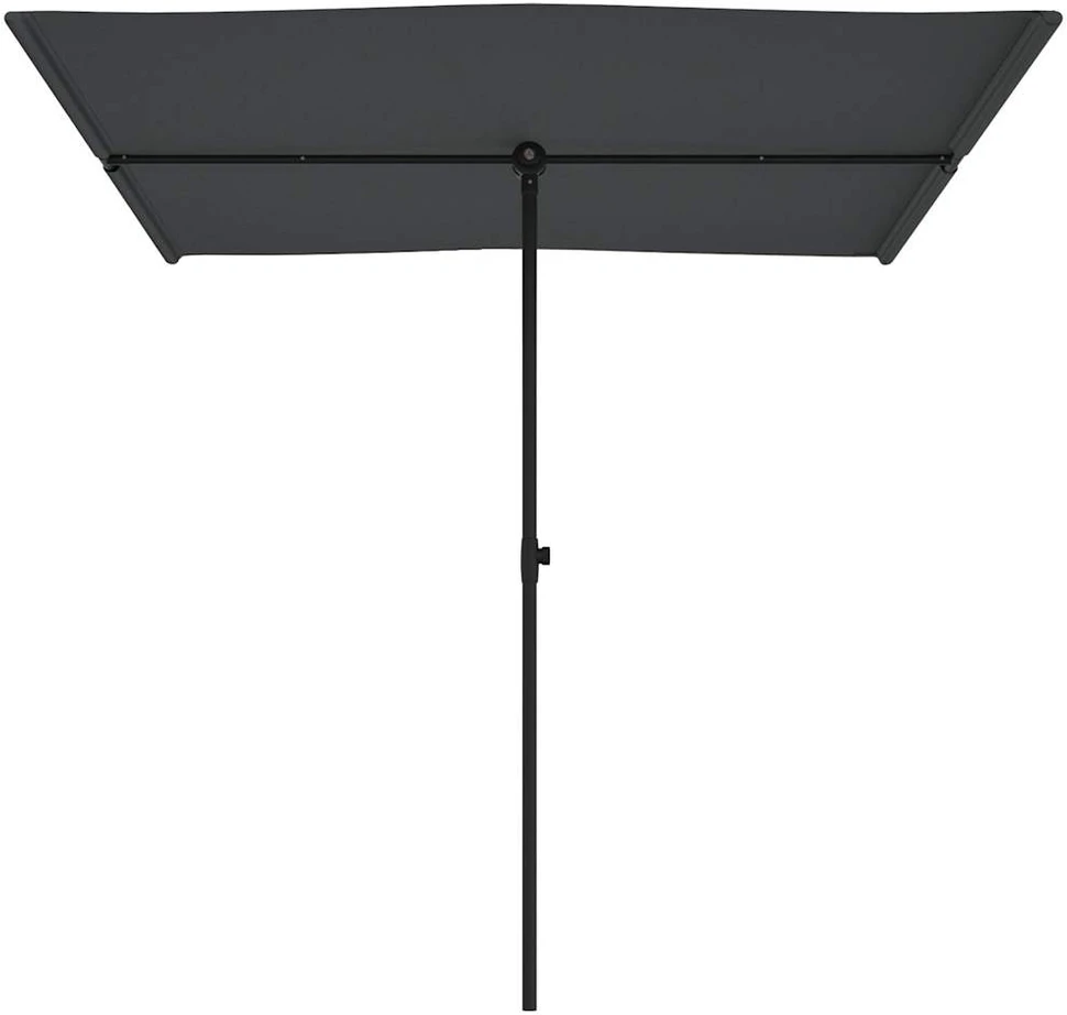 Sodo skėtis nuo saulės su aliuminio stulpu, antracito, 2x1,5m