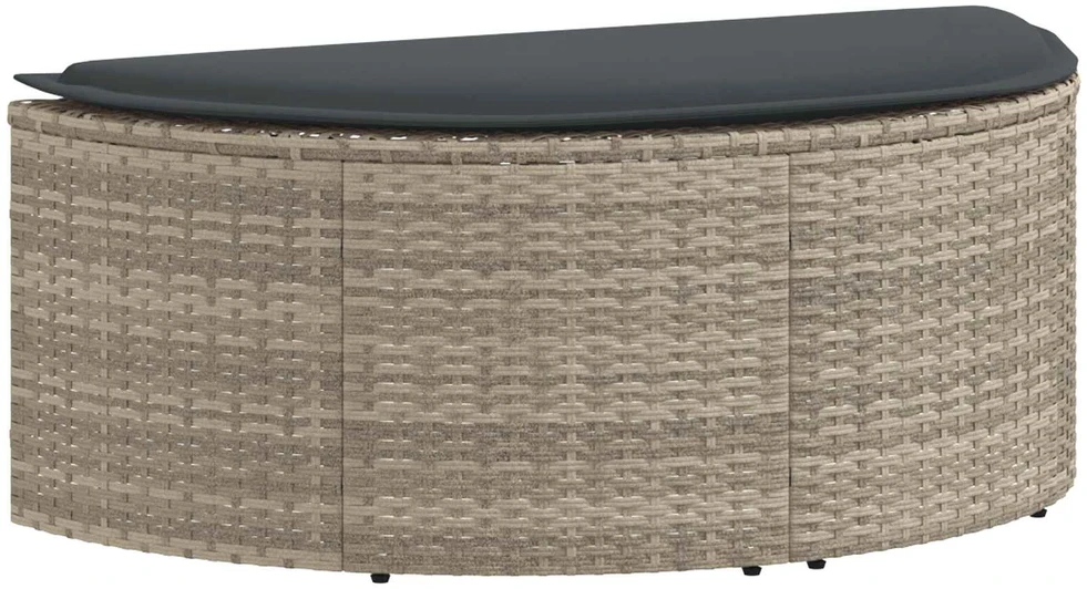 Sodo sofa 8 pcs Šviesiai pilka ir tamsiai pilka poliratanas