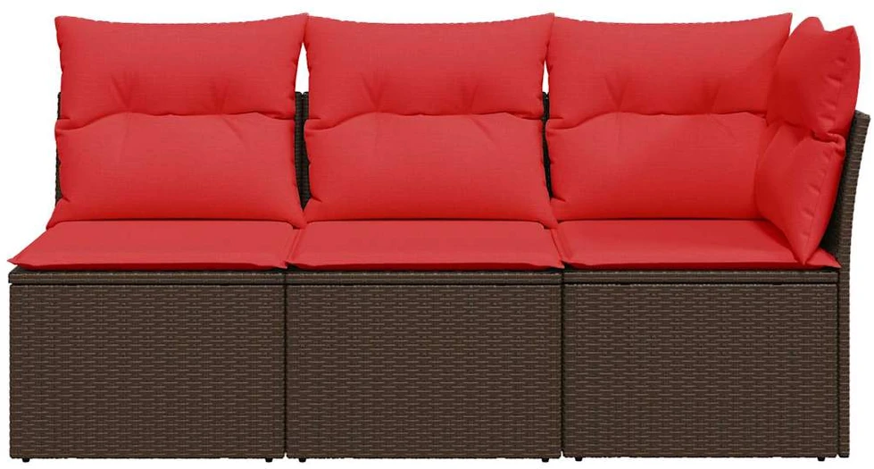 | Sodo sofa | su pagalve Ruda 172 x 62 x 69 cm Poli ratanas