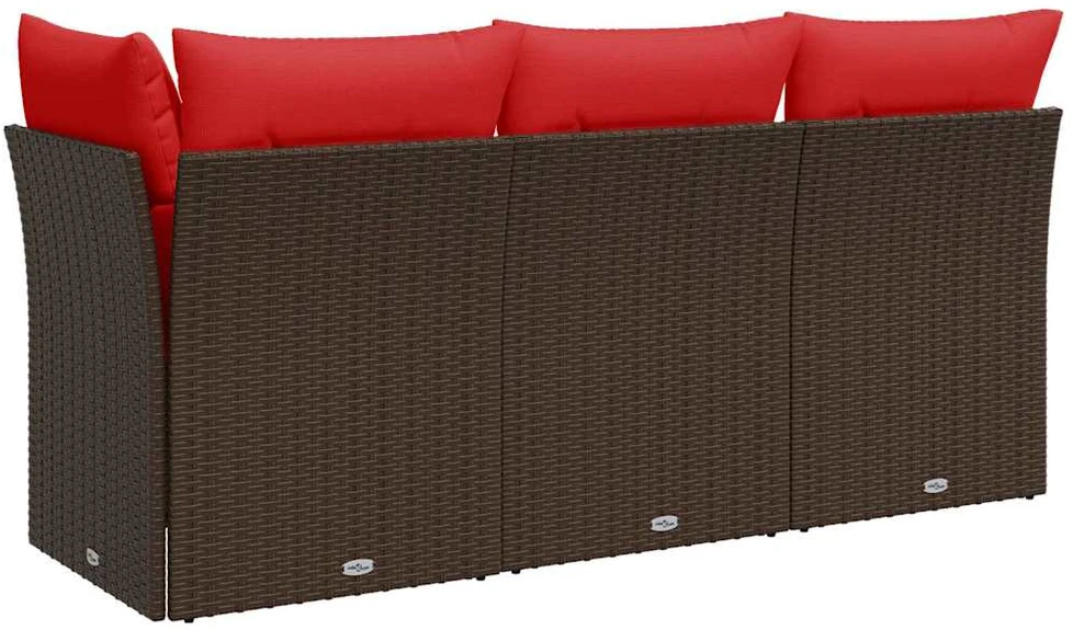 | Sodo sofa | su pagalve Ruda 172 x 62 x 69 cm Poli ratanas
