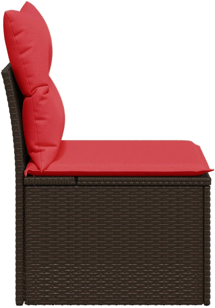 | Sodo sofa | su pagalve Ruda 55 x 62 x 69 cm Poli ratanas