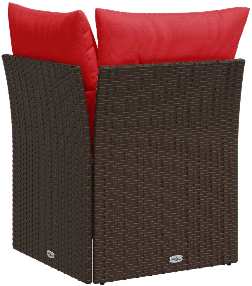 | Sodo sofa | su pagalve Ruda 62 x 62 x 69 cm Poli ratanas